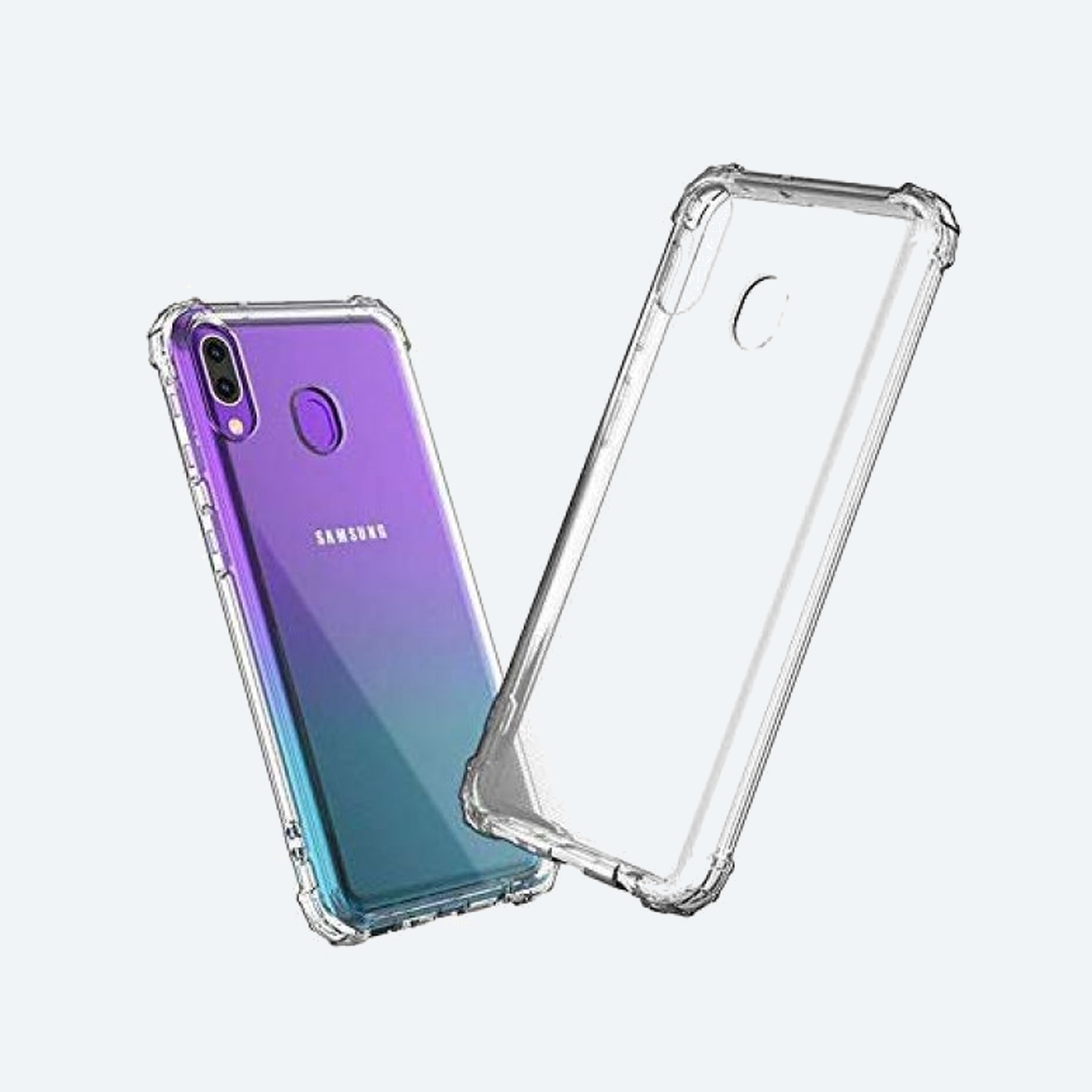Samsung Galaxy A20 Transparent Back Cover