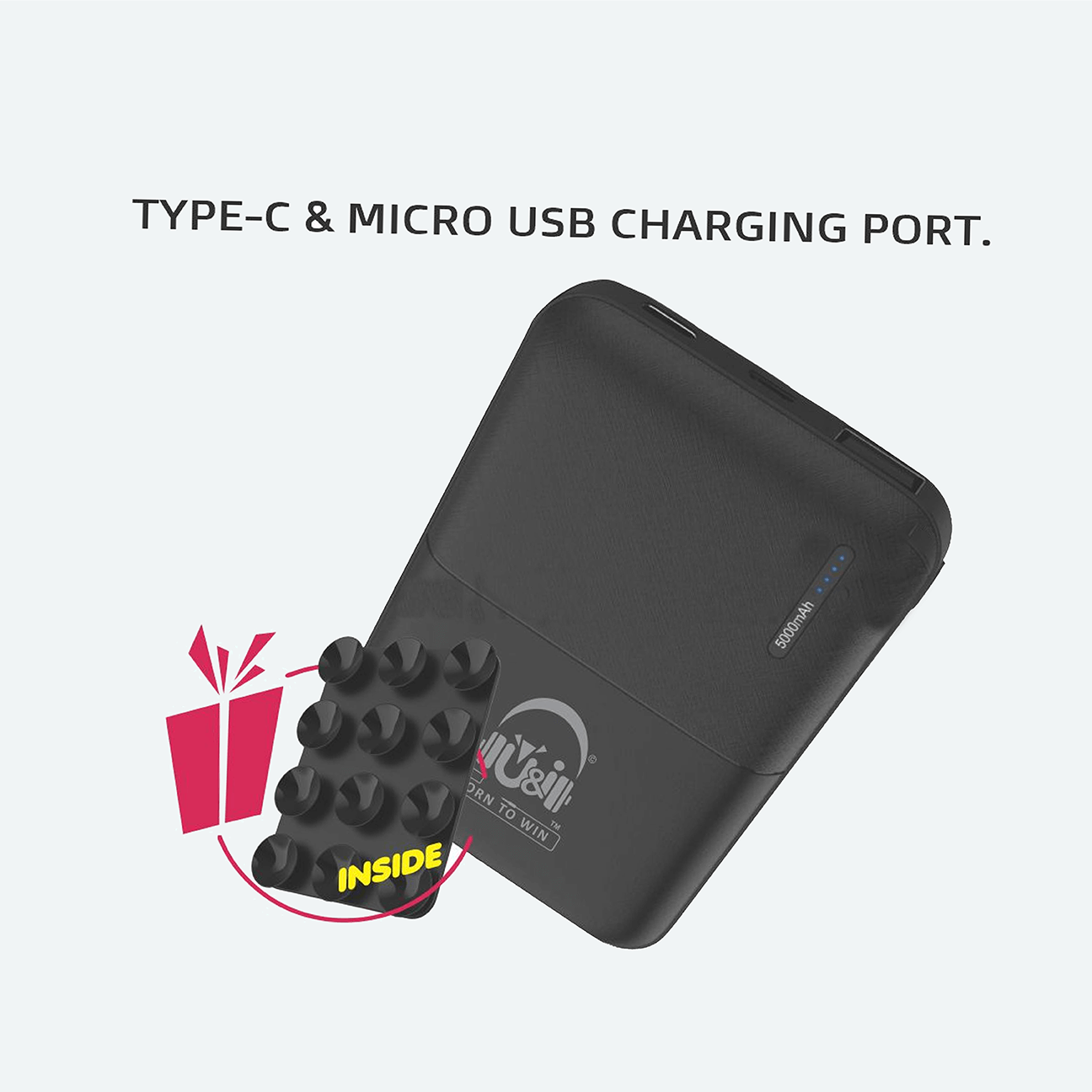 U&I Space Series 5000 mAh Power Bank UiPB-2801