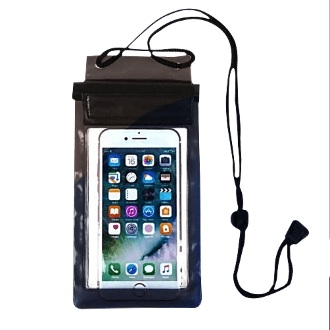 Universal Waterproof Plastic Mobile Cover for Rain | Transparent Touch-Friendly Waterproof Phone Pouch with Lanyard | Fits All Smartphones