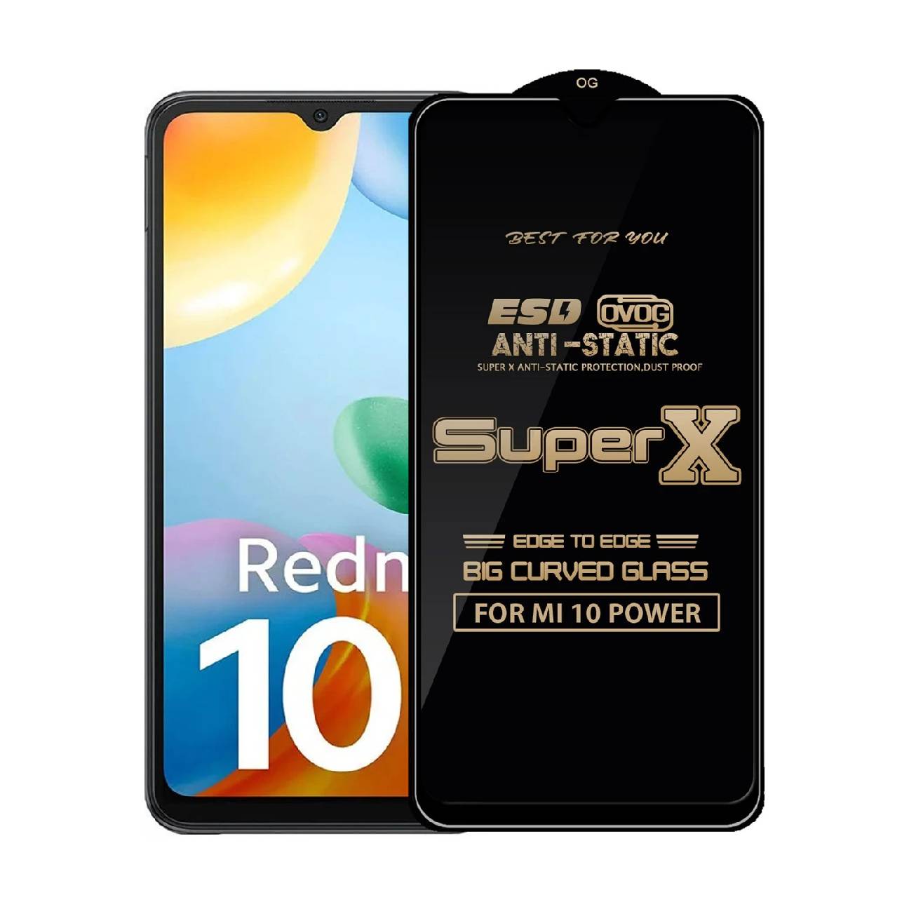 Redmi 10 Power 11D Tempered Glass Screen Protector