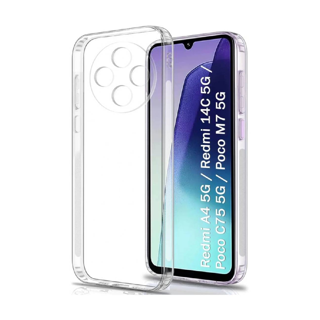 Redmi 14C 5G Transparent Back Cover