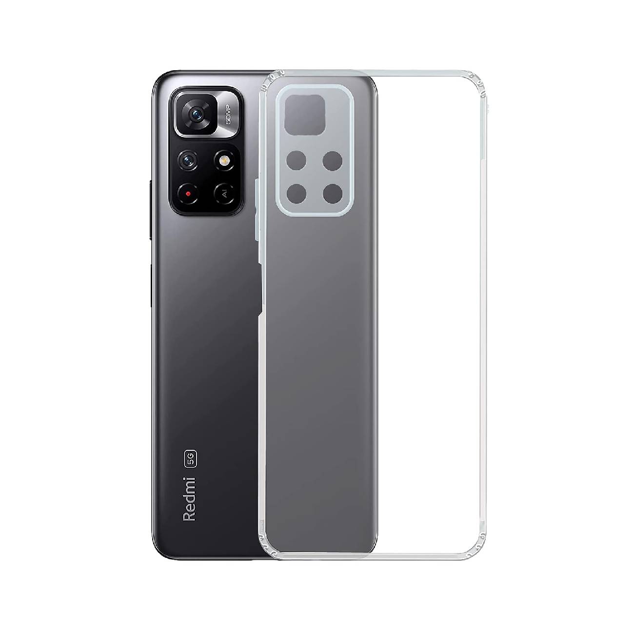 Redmi Note 11T 5G Transparent Back Cover
