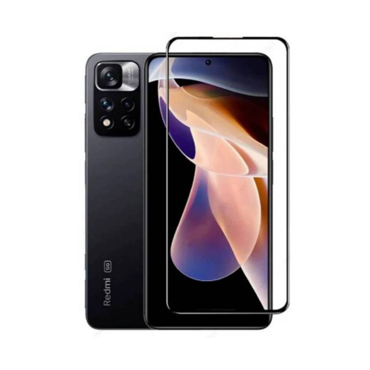 Redmi Note 11T 5G 11D Tempered Glass Screen Protector
