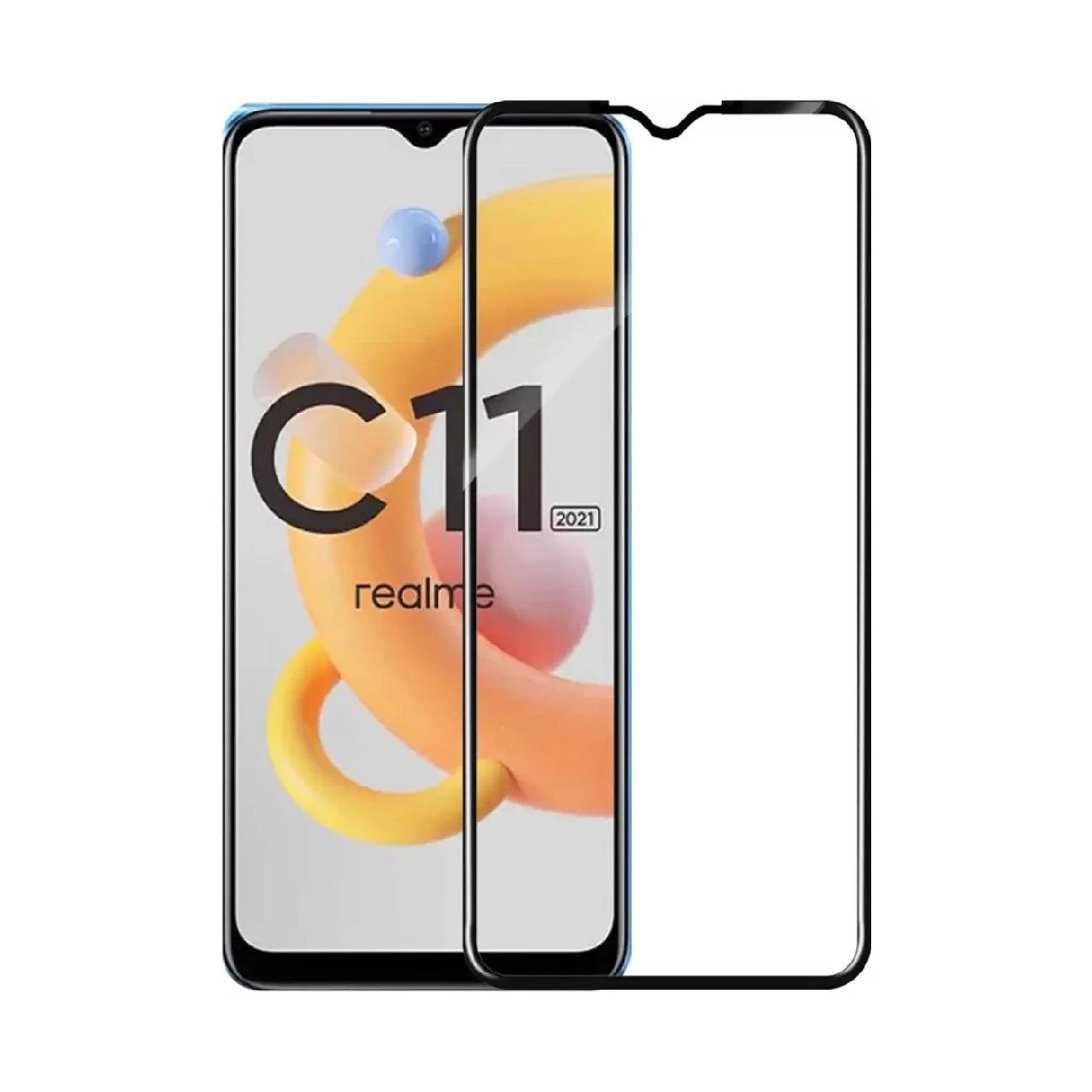 Realme C11 (2021) 11D Tempered Glass Screen Protector
