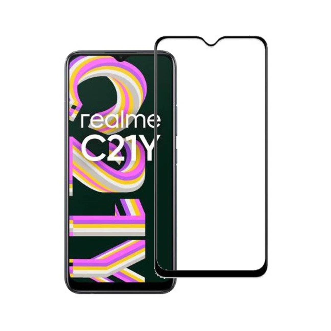 Realme C21Y 11D Tempered Glass Screen Protector