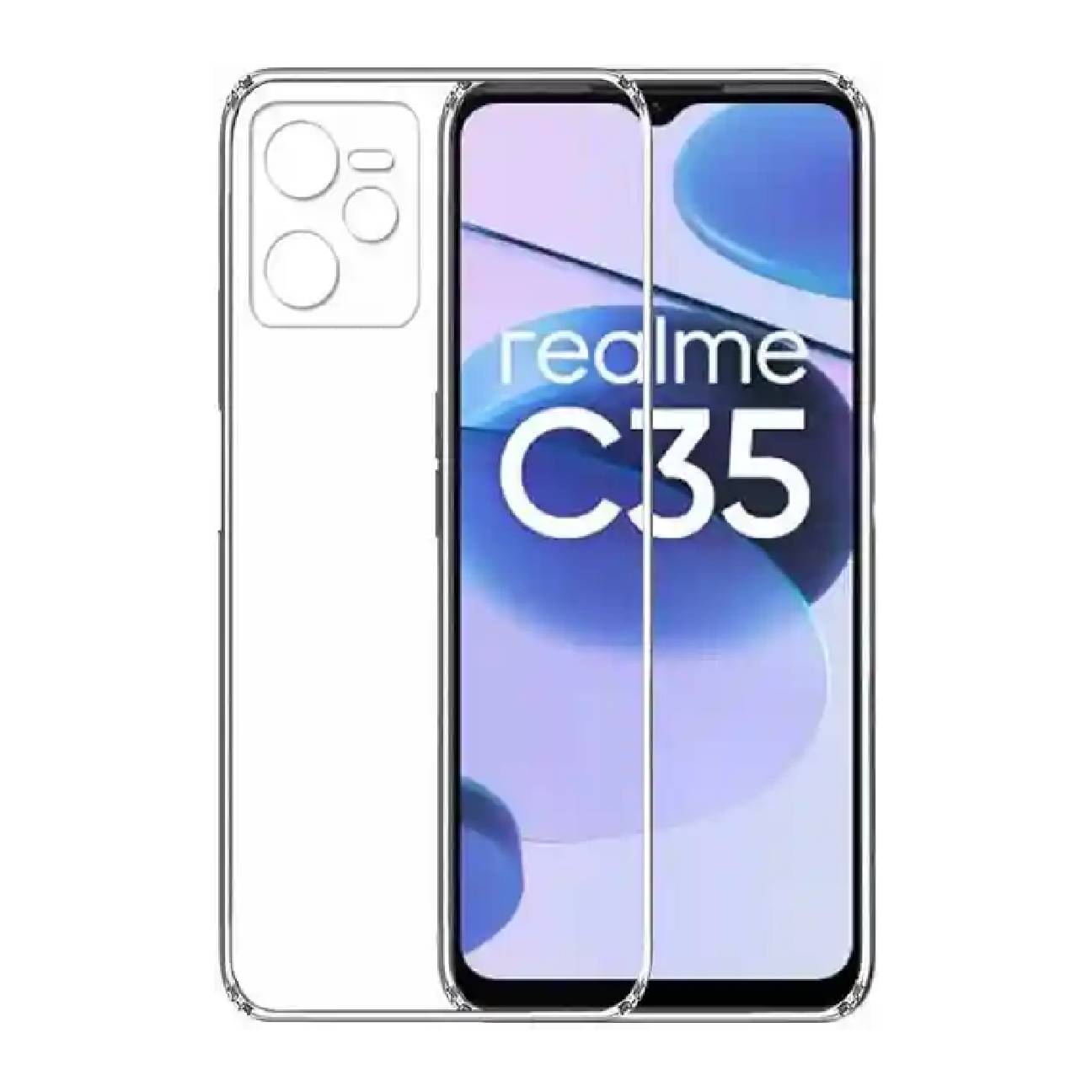 Realme C35 Transparent Back Cover