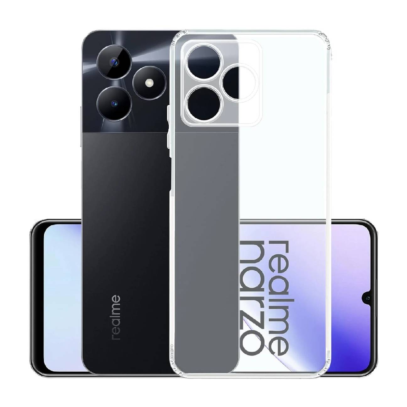 Realme C51 Transparent Back Cover