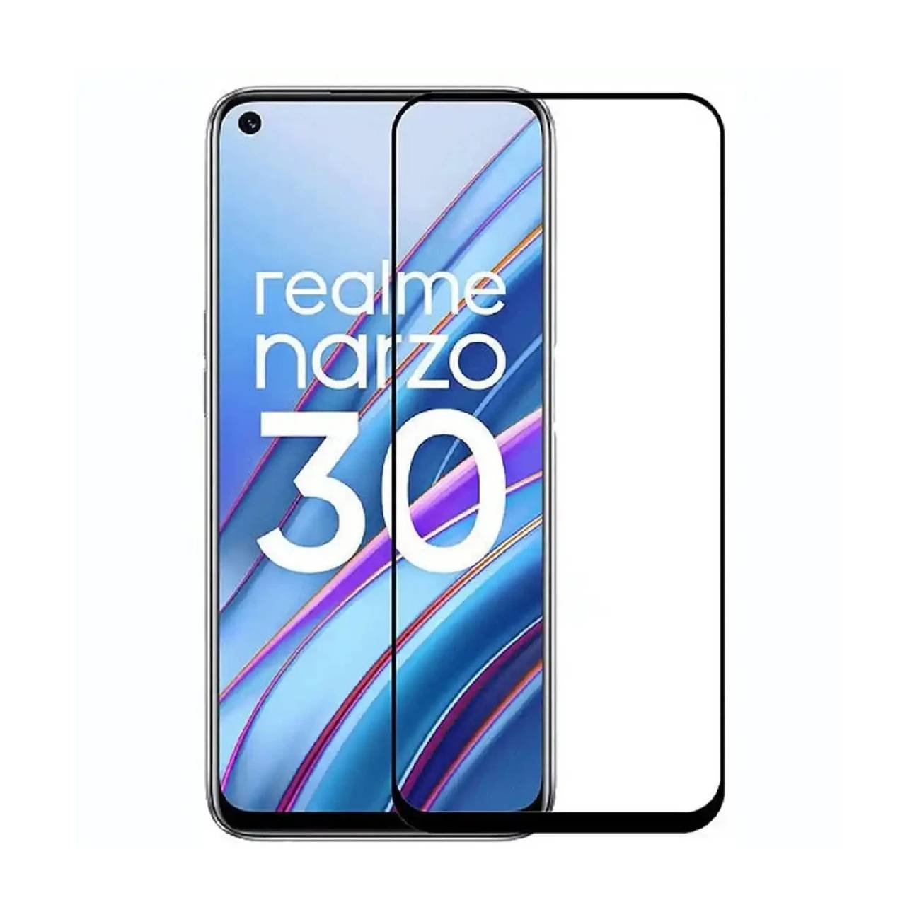 Realme Narzo 30 11D Tempered Glass Screen Protector