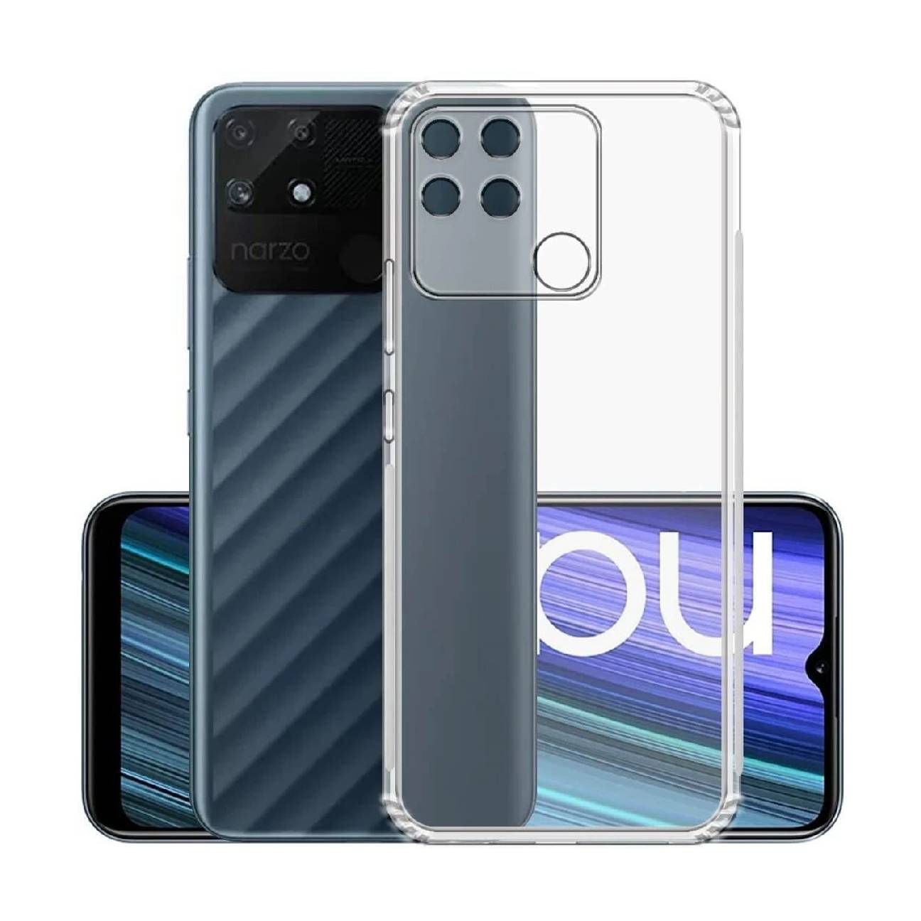 Realme Narzo 50A Transparent Back Cover