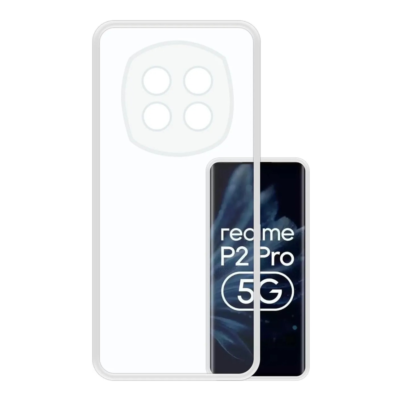 Realme P2 Pro Transparent Back Cover