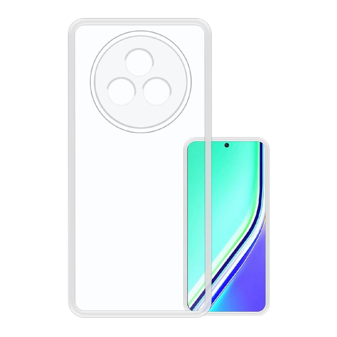 Realme P3 Pro Transparent Back Cover