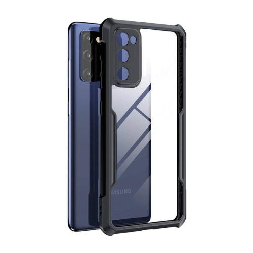 Samsung Galaxy A02s Shockproof Crystal Clear Bumper Case with Acrylic Back, TPU Frame & Camera Protection