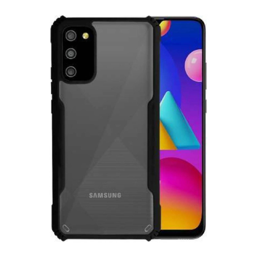 Samsung Galaxy A03s Shockproof Crystal Clear Bumper Case with Acrylic Back, TPU Frame & Camera Protection