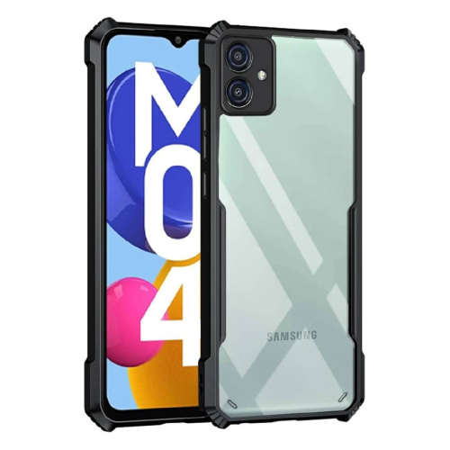 Samsung Galaxy A04 Shockproof Crystal Clear Bumper Case with Acrylic Back, TPU Frame & Camera Protection
