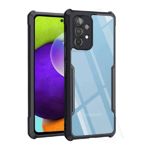 Samsung Galaxy A52 5G Shockproof Crystal Clear Bumper Case with Acrylic Back, TPU Frame & Camera Protection