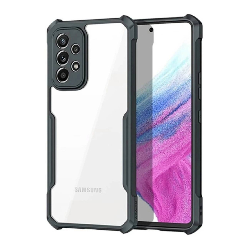 Samsung Galaxy A53 5G Shockproof Crystal Clear Bumper Case with Acrylic Back, TPU Frame & Camera Protection