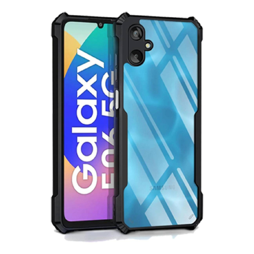 Samsung Galaxy M06 5G Shockproof Crystal Clear Bumper Case with Acrylic Back, TPU Frame & Camera Protection