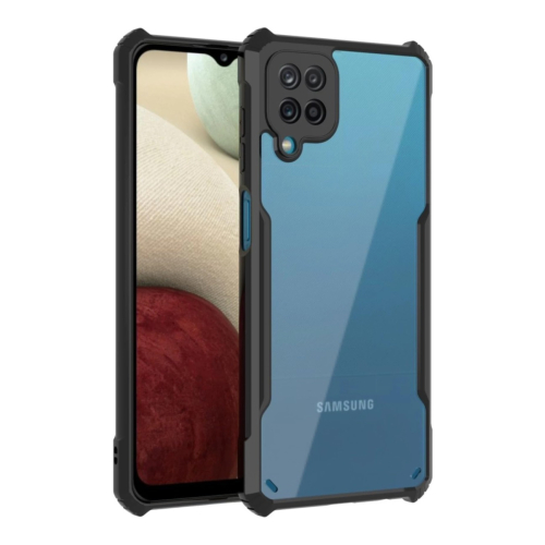 Samsung Galaxy M12 Shockproof Crystal Clear Bumper Case with Acrylic Back, TPU Frame & Camera Protection