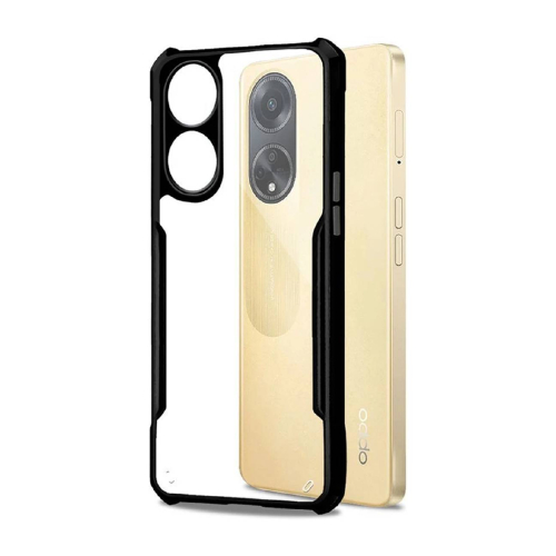 Oppo F23 5G Shockproof Crystal Clear Bumper Case with Acrylic Back, TPU Frame & Camera Protection