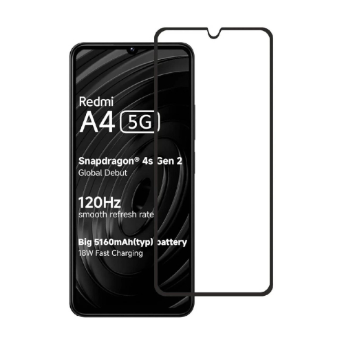 Redmi A4 5G 11D Tempered Glass Screen Protector