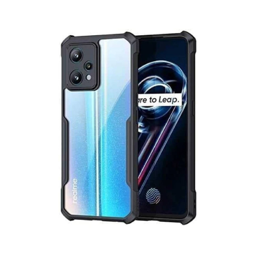 Realme 9 Shockproof Crystal Clear Bumper Case with Acrylic Back, TPU Frame & Camera Protection