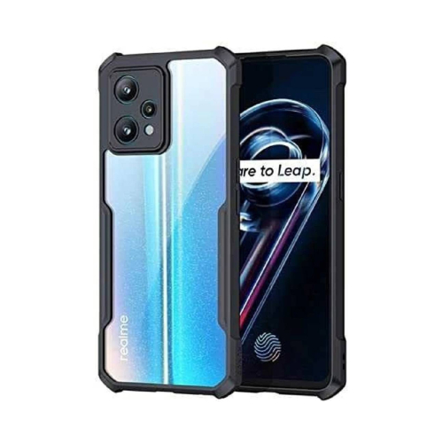 Realme 9 Pro Shockproof Crystal Clear Bumper Case with Acrylic Back, TPU Frame & Camera Protection