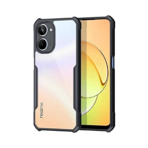 Realme 10 Pro Shockproof Crystal Clear Bumper Case with Acrylic Back, TPU Frame & Camera Protection