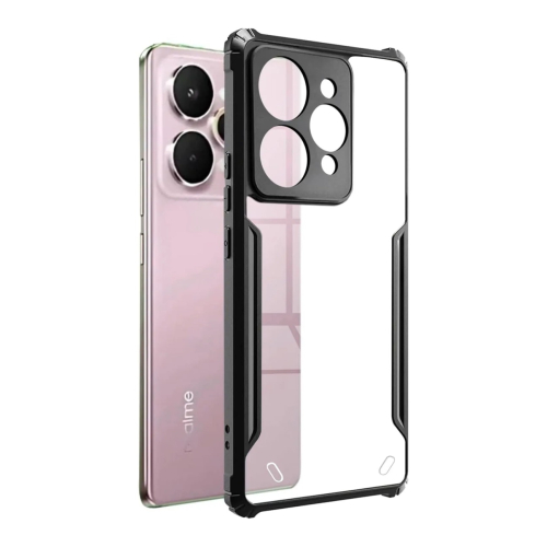 Realme 15 Shockproof Crystal Clear Bumper Case with Acrylic Back, TPU Frame & Camera Protection